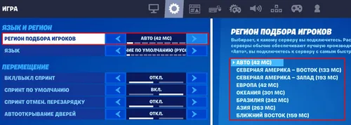Fortnite server